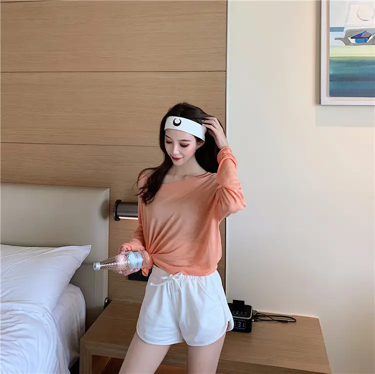 Orange Spot Super Hot cec Shorts Women Loose Ins Wide Leg Sports — feature 18