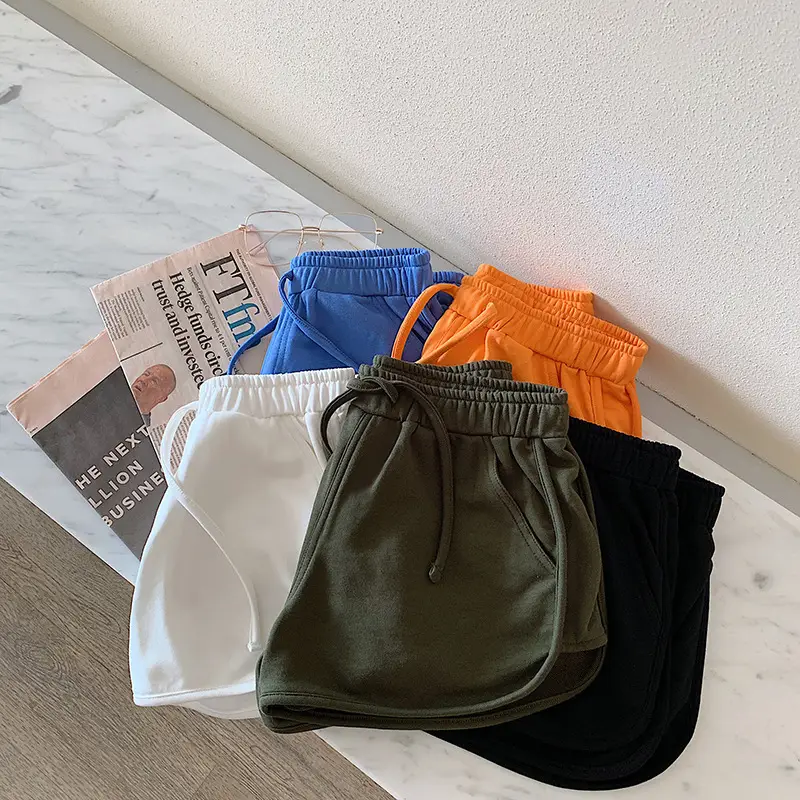 Orange Spot Super Hot cec Shorts Women Loose Ins Wide Leg Sports — feature 2