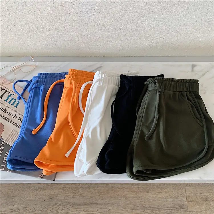 Orange Spot Super Hot cec Shorts Women Loose Ins Wide Leg Sports — feature 3