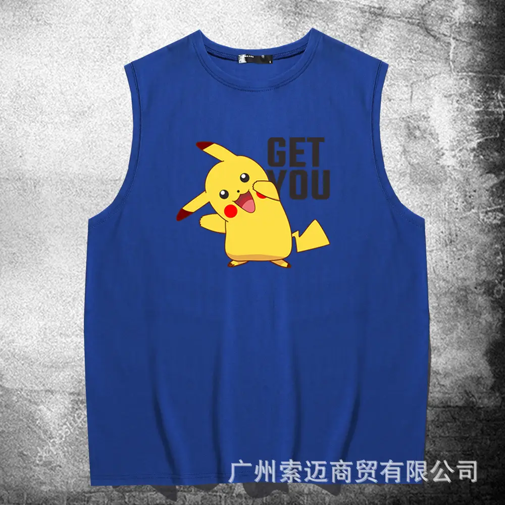 Pikachu Cotton Sleeveless Vest for Kids Summer - Image 5