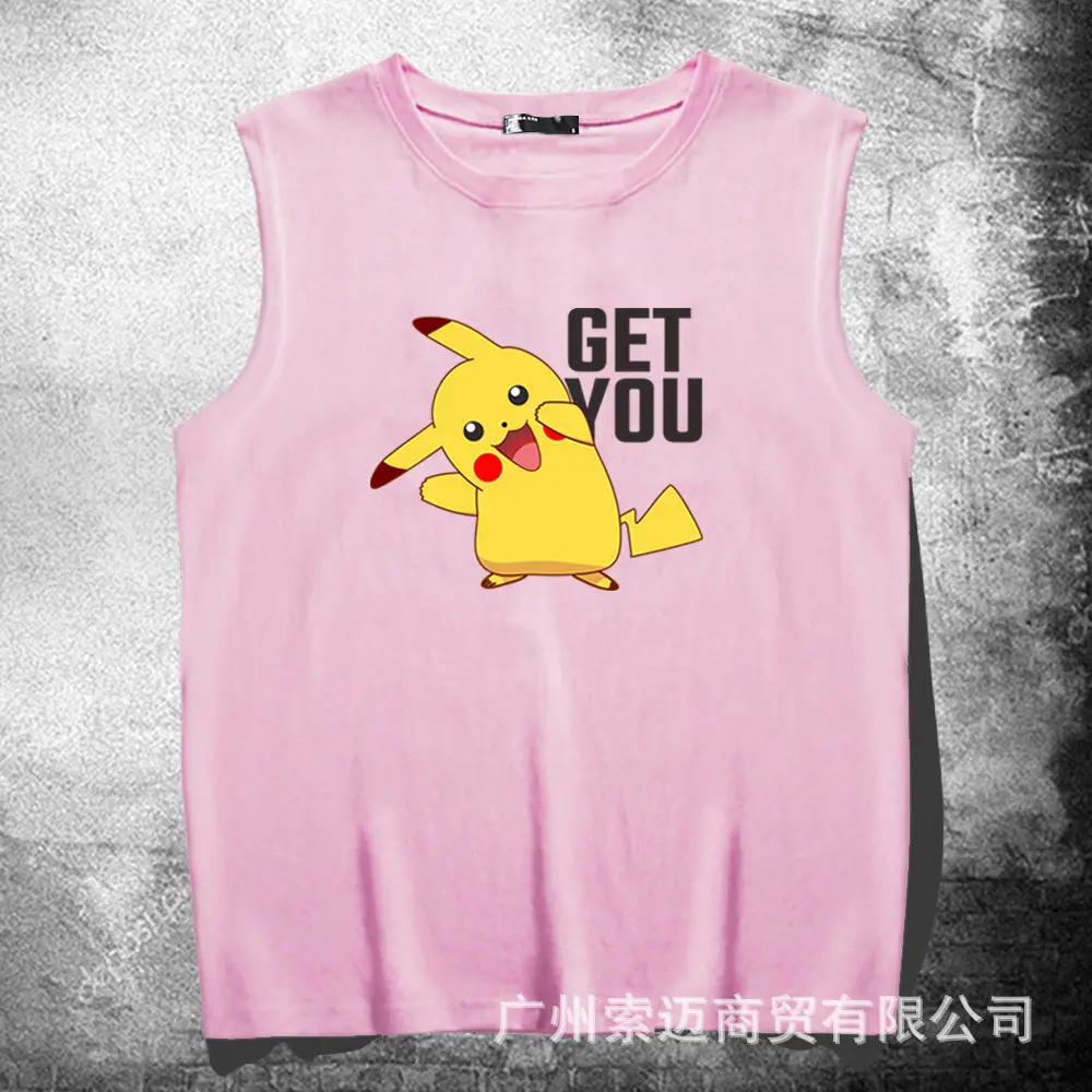 Pikachu Cotton Sleeveless Vest for Kids Summer - Image 6