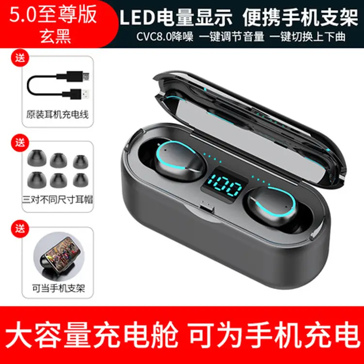 Mini Bluetooth Headphones with 5.0 Noise Reduction & 5W Charging - Image 7