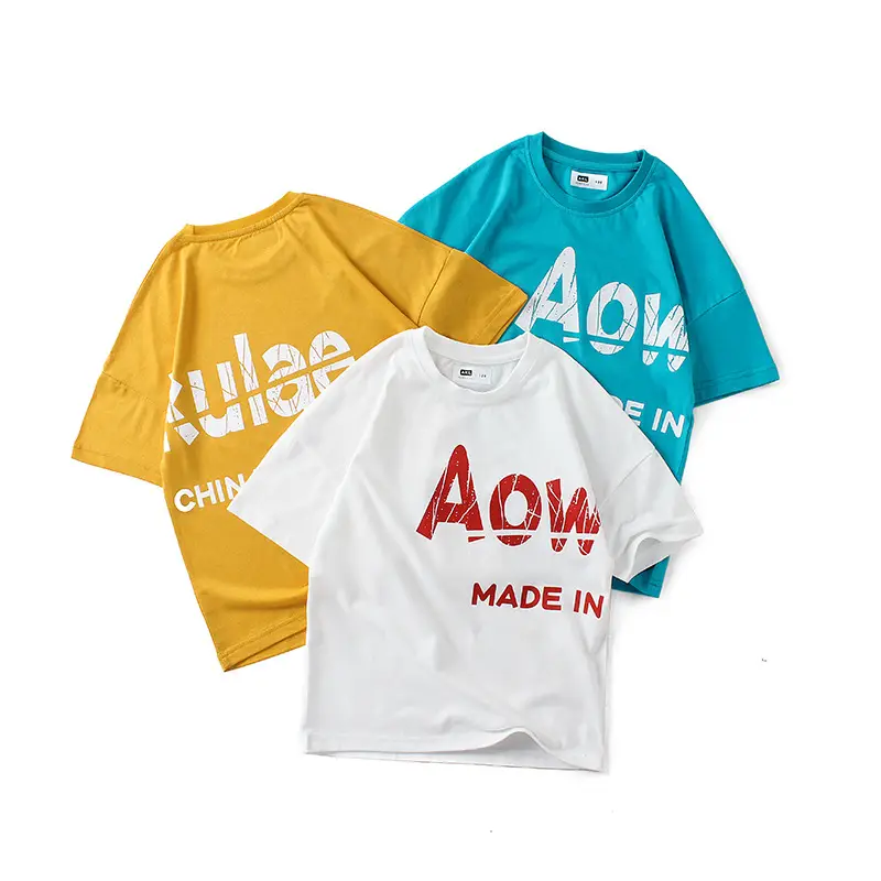 Kids Korean T-Strips Cotton Loose Tops Set of 3 - Image 3