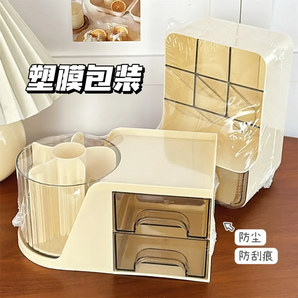 Multifunctional Rotary Cosmetic Brush Storage Cylinder Storage Rack - Image 10