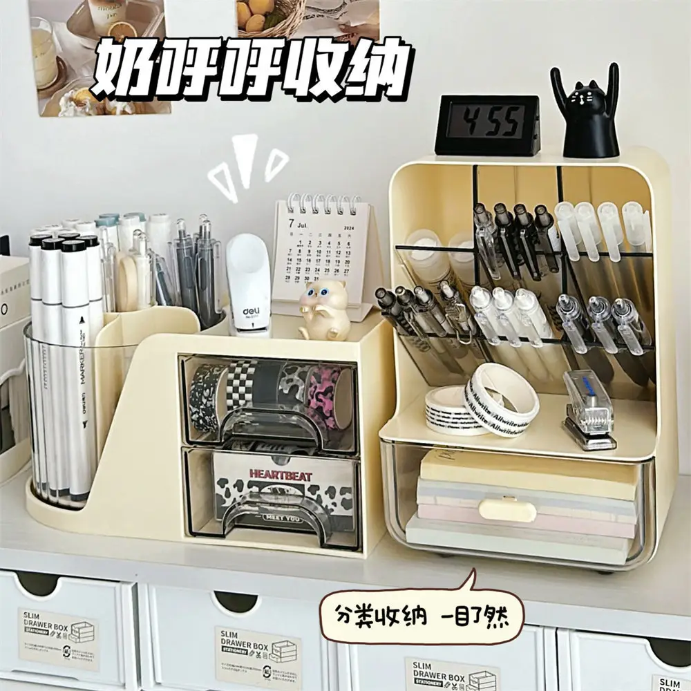 Multifunctional Rotary Cosmetic Brush Storage Cylinder Storage Rack — feature 5