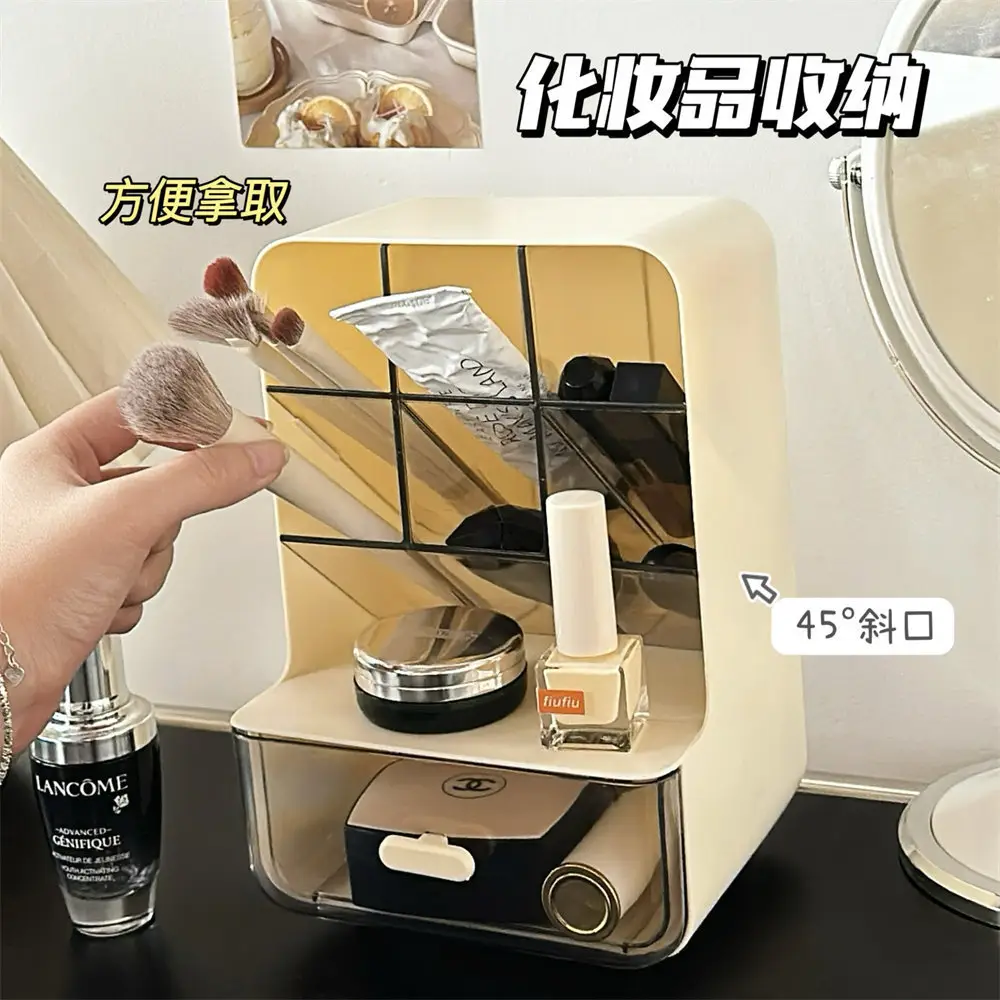 Multifunctional Rotary Cosmetic Brush Storage Cylinder Storage Rack — feature 9