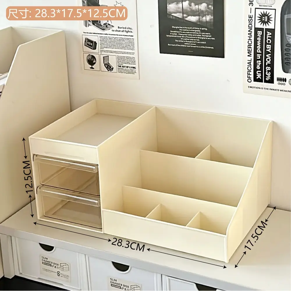 Multifunctional Rotary Cosmetic Brush Storage Cylinder Storage Rack - Image 2