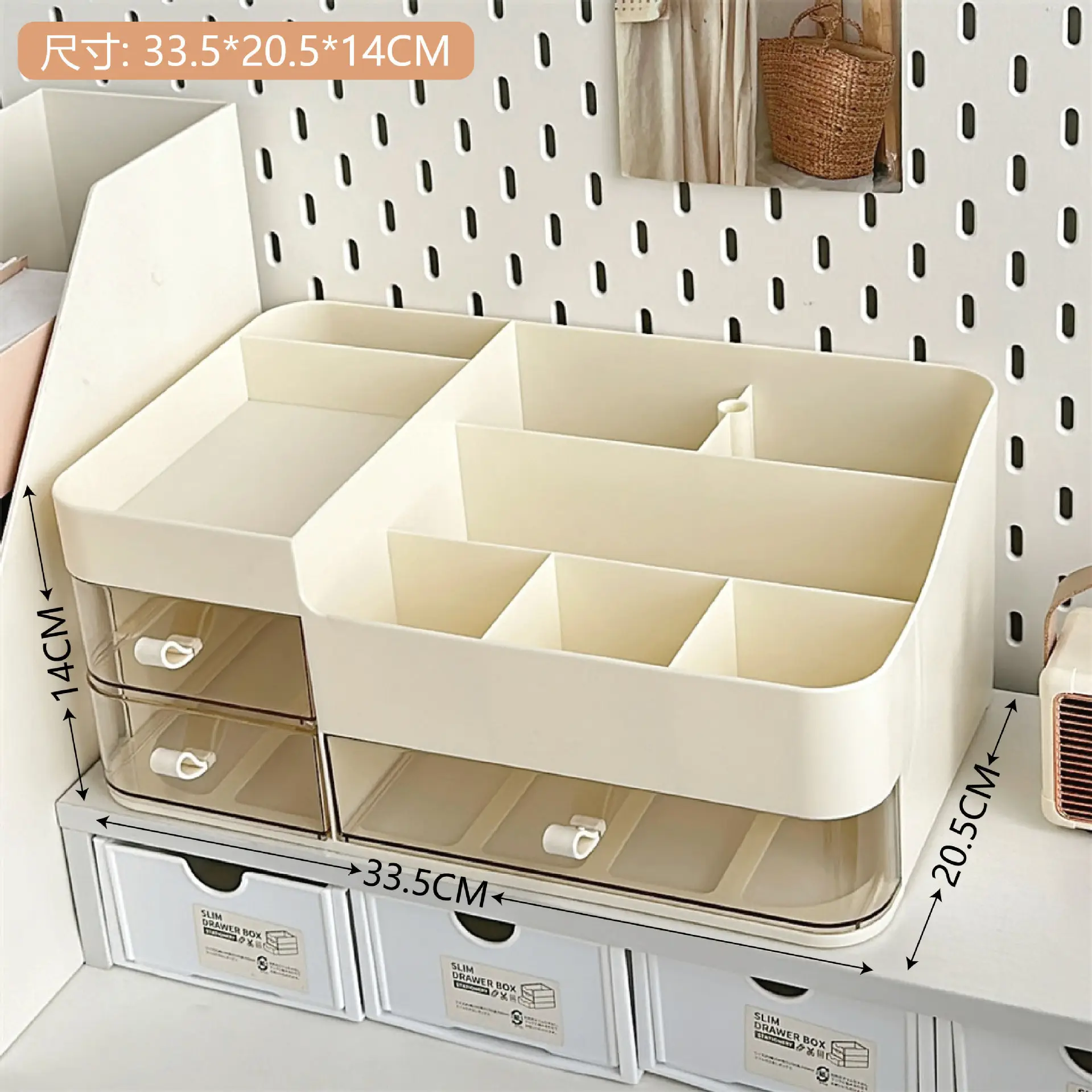 Multifunctional Rotary Cosmetic Brush Storage Cylinder Storage Rack - Image 4