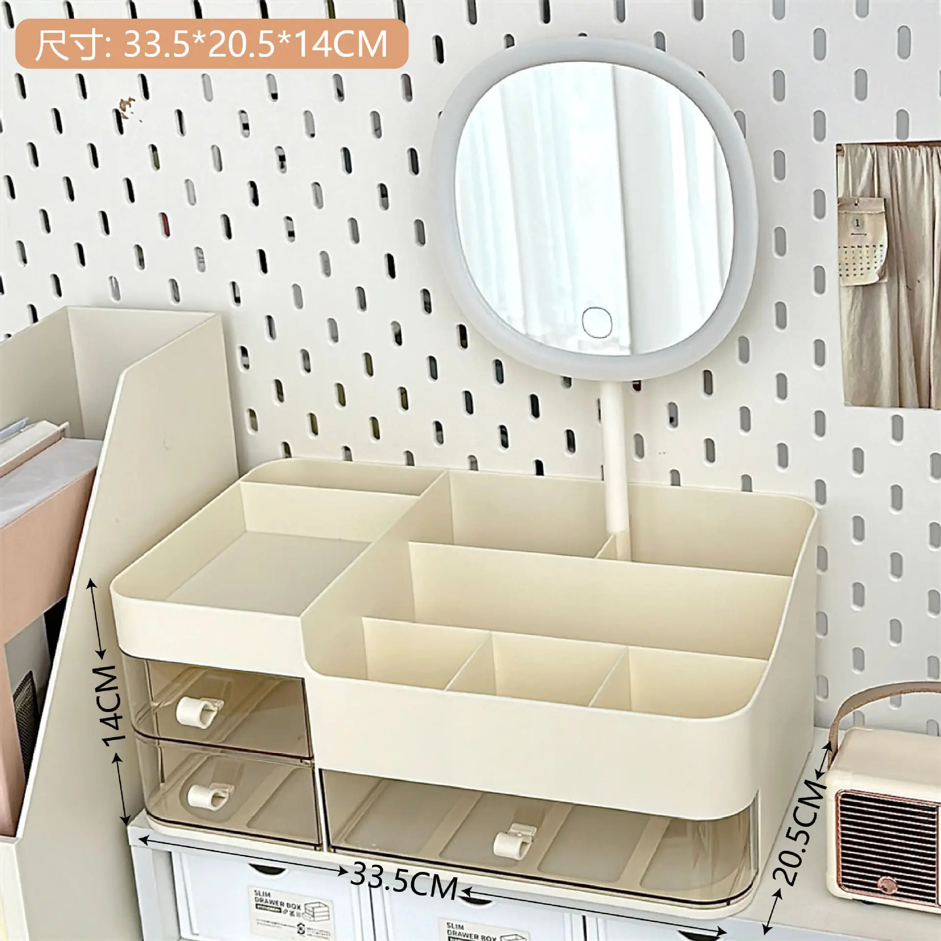 Multifunctional Rotary Cosmetic Brush Storage Cylinder Storage Rack - Image 5