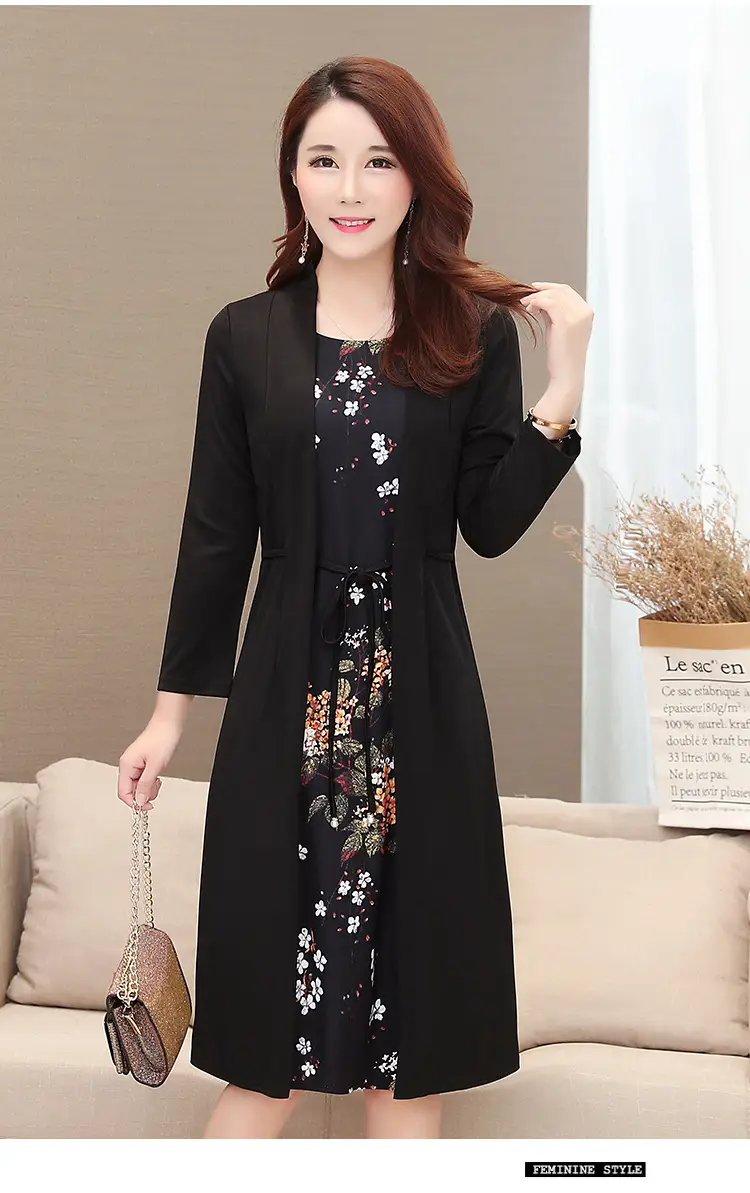 Elegant Maroon Floral Belted Dress for Women — feature 13