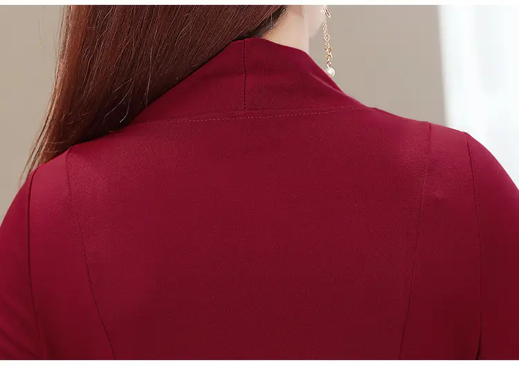 Elegant Maroon Floral Belted Dress for Women — feature 26