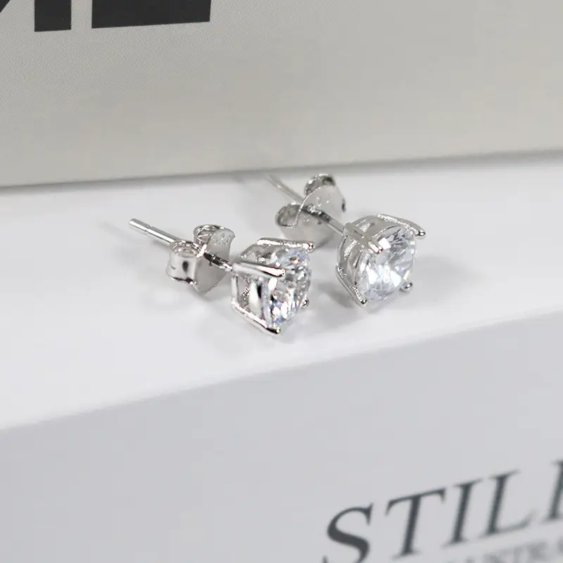 925 Silver Zircon Earrings for Women - Image 6
