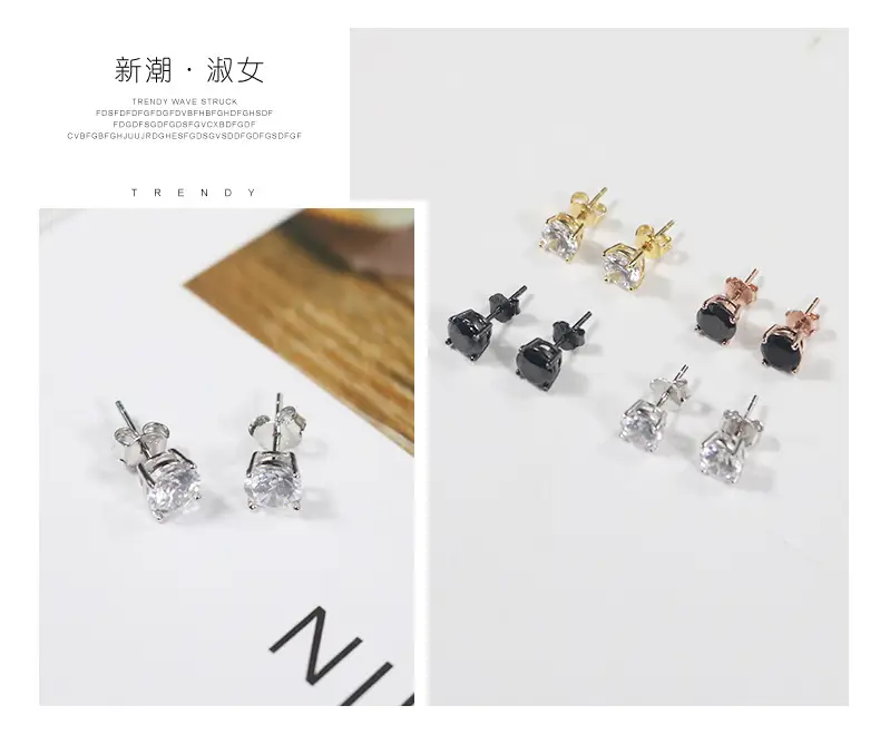 925 Silver Zircon Earrings for Women — feature 16
