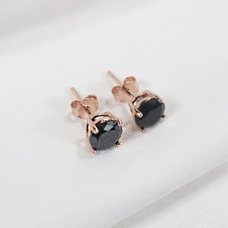 925 Silver Zircon Earrings for Women - Image 2