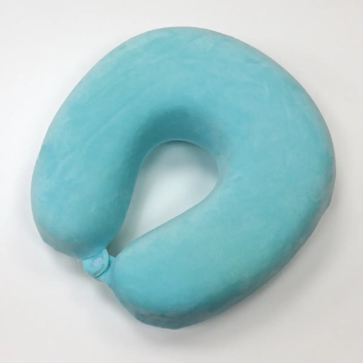 U-Shaped Memory Foam Neck Pillow Black Travel Office - Image 11