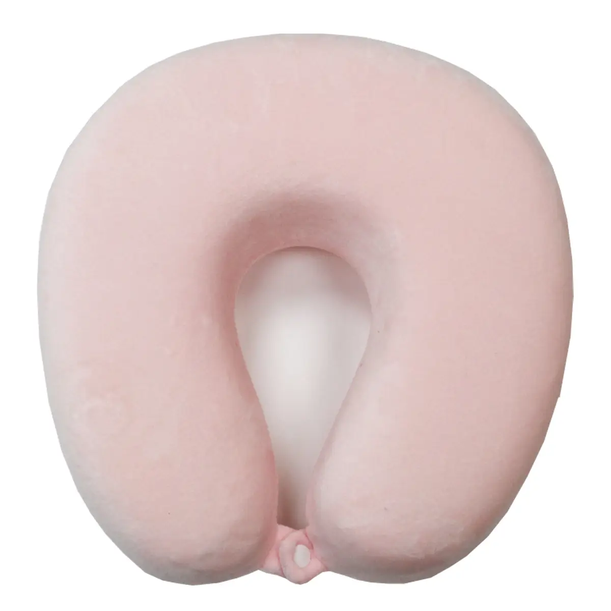 U-Shaped Memory Foam Neck Pillow Black Travel Office - Image 12