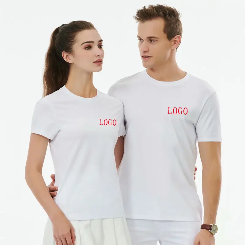 Red Cotton T-Shirts for Men Women Custom Print - Image 17