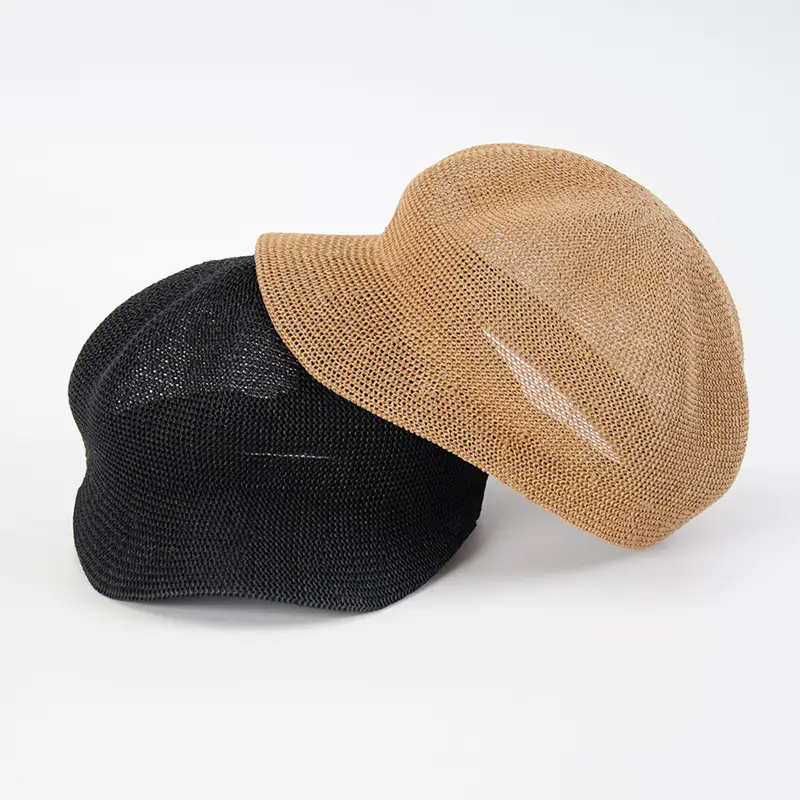 Women's Korean-style Straw Beret Hats All Colors - Image 10