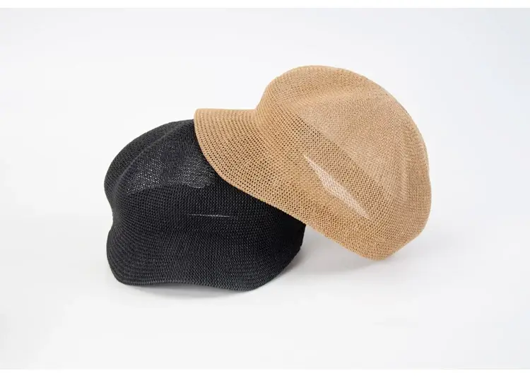 Women's Korean-style Straw Beret Hats All Colors — feature 9
