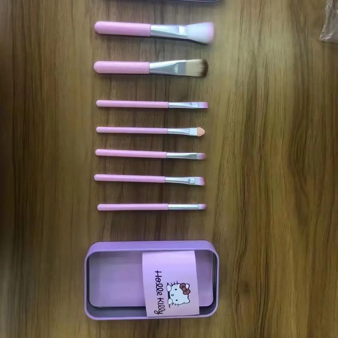 7-piece iron makeup brush set for eyes and cheeks - Image 5