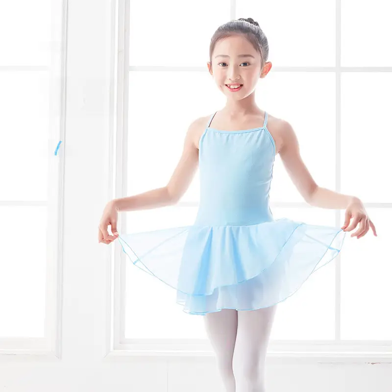 Pink Chiffon Dance Skirt for Girls Kids