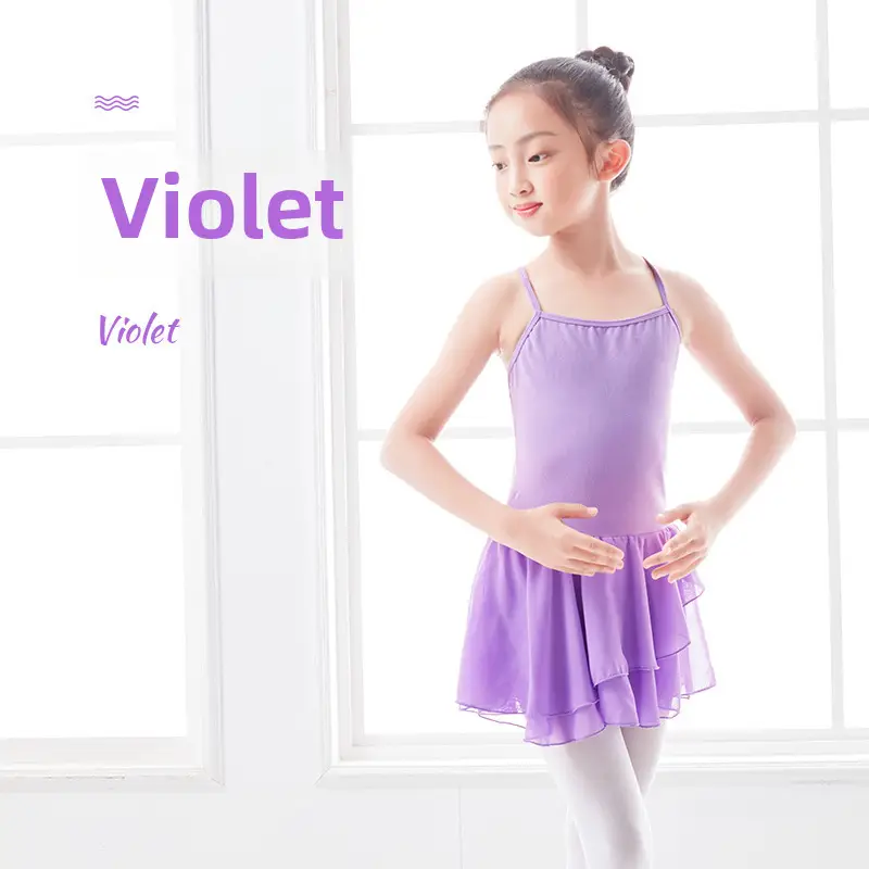 Pink Chiffon Dance Skirt for Girls Kids