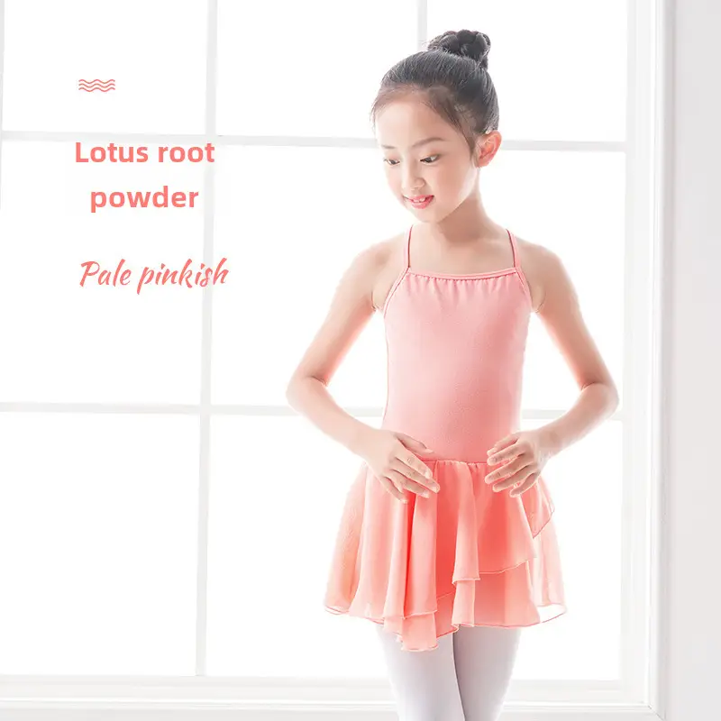 Pink Chiffon Dance Skirt for Girls Kids