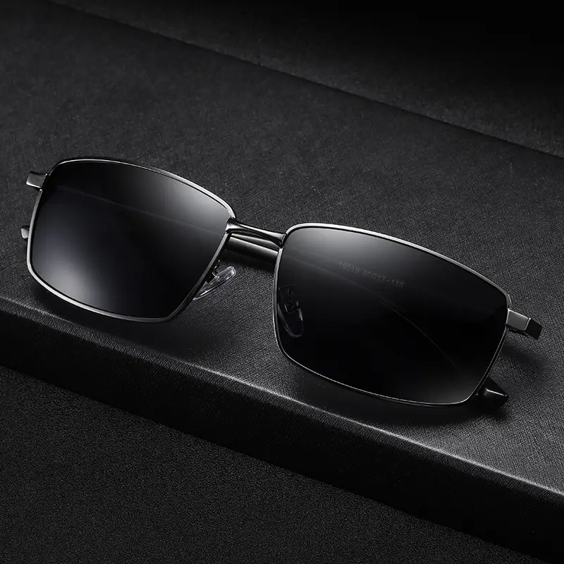 Men Square Polarized Night Vision Sunglasses - Image 4