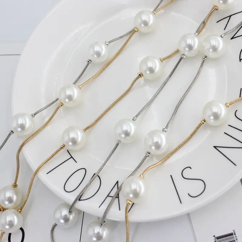 Pearl Waist Chain Hook Ladies Decorative Pendant Skirt