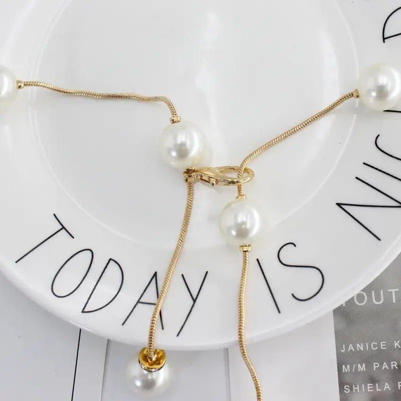 Pearl Waist Chain Hook Ladies Decorative Pendant Skirt