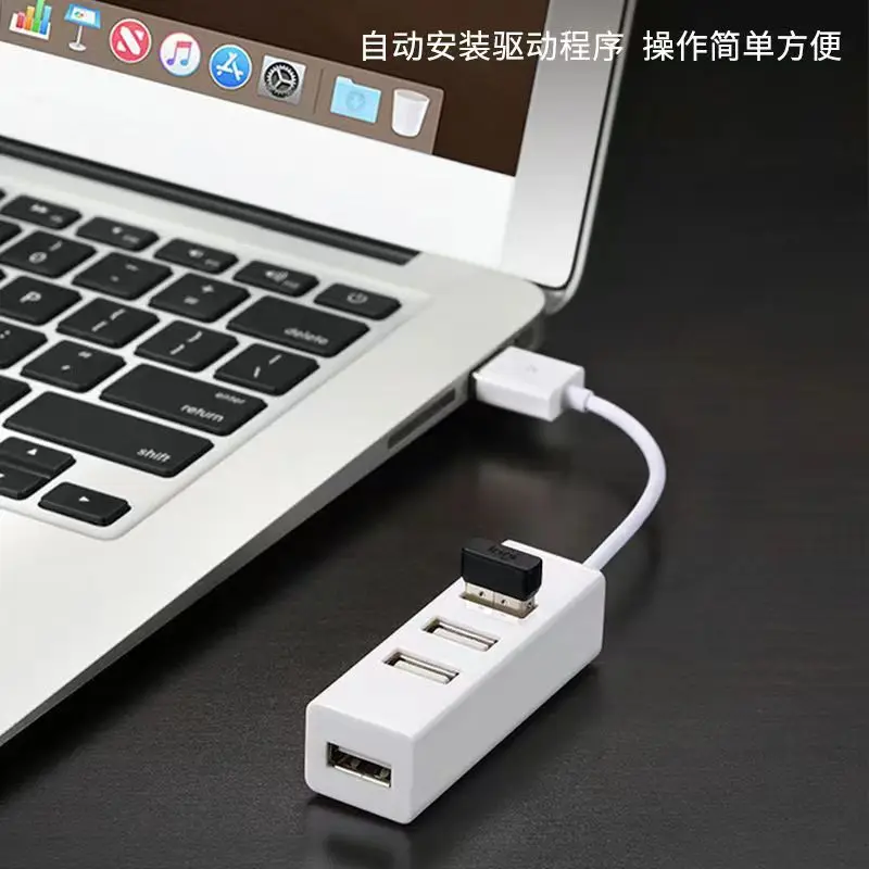 USB 2.0 One to Four Docking Station Black - Image 10