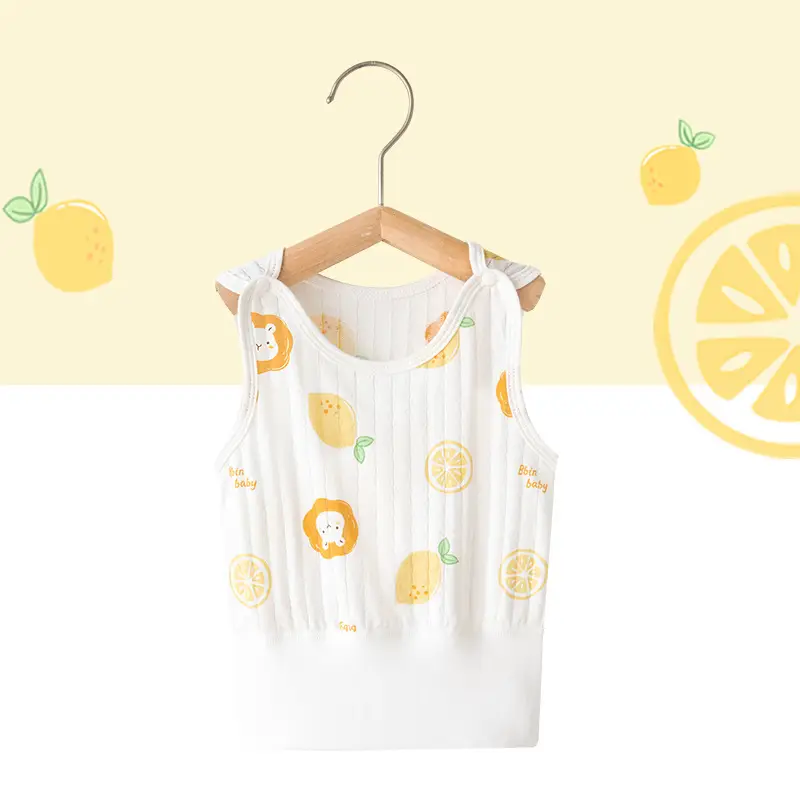 White Cotton Sleeveless Baby Dress with Cute Embroidery - Image 9