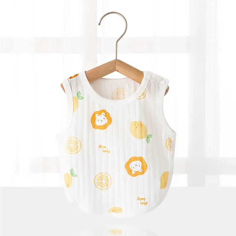 White Cotton Sleeveless Baby Dress with Cute Embroidery - Image 13