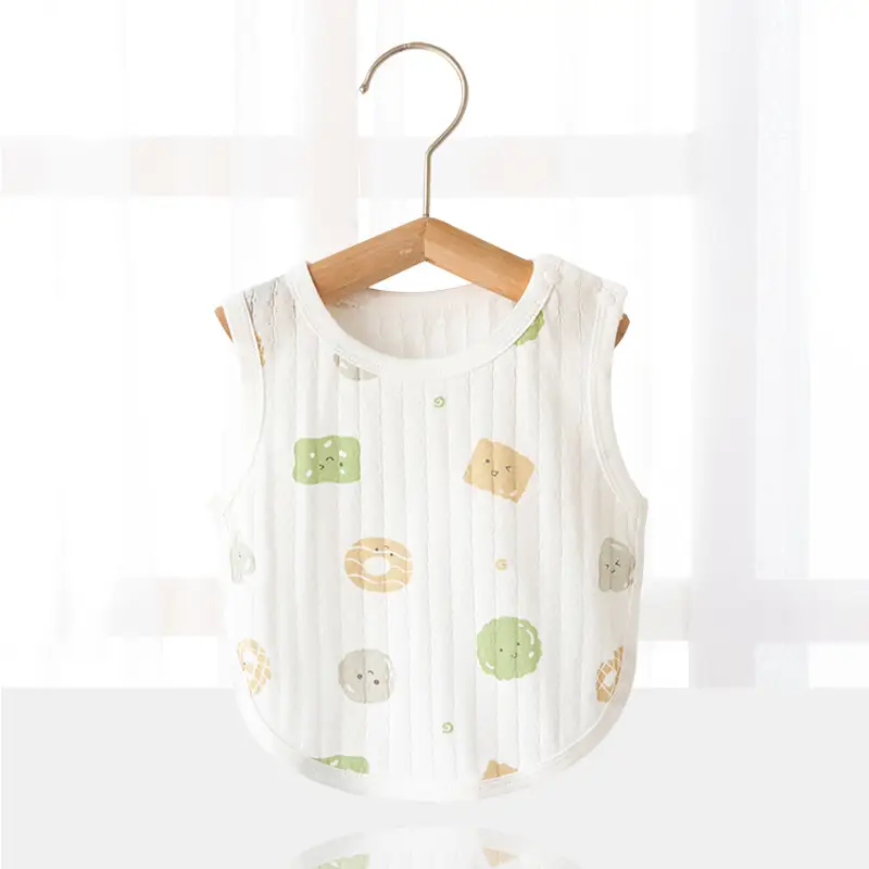 White Cotton Sleeveless Baby Dress with Cute Embroidery - Image 15
