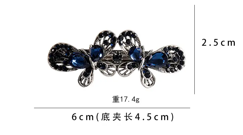Crystal Butterfly Hairpin for Women Korean Style — feature 3