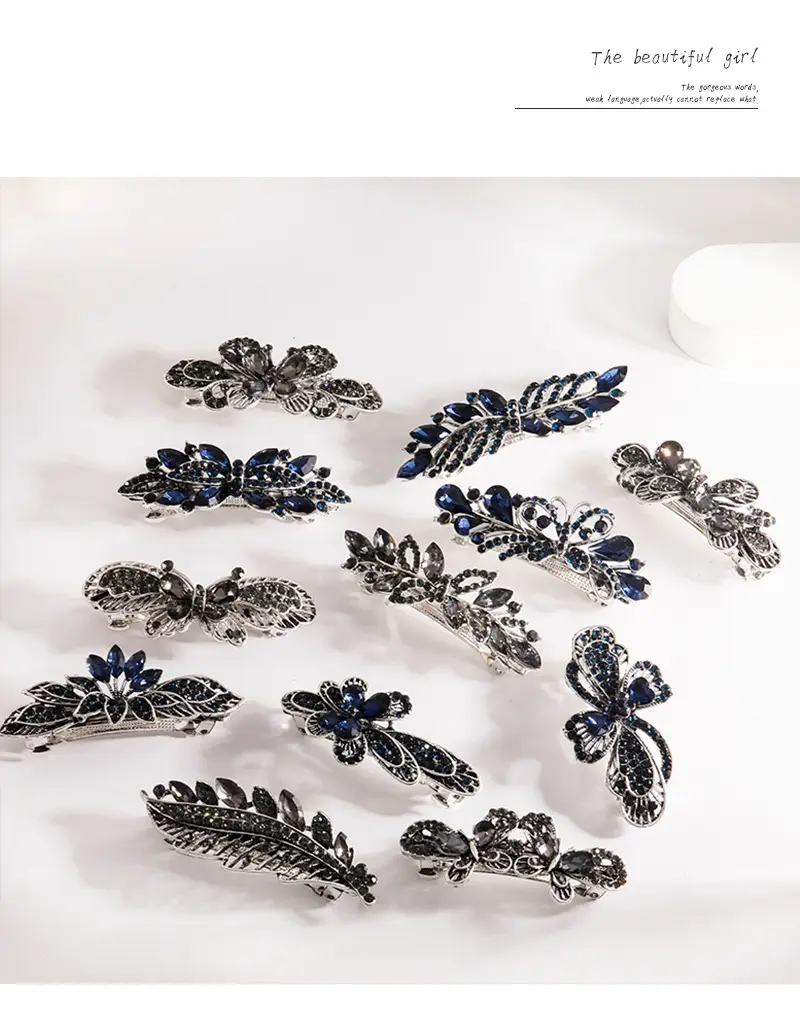 Crystal Butterfly Hairpin for Women Korean Style — feature 7