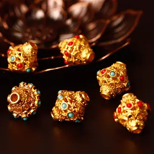Nepal Brass Iced Beads for DIY Jewelry — feature 11