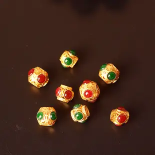Nepal Brass Iced Beads for DIY Jewelry — feature 14
