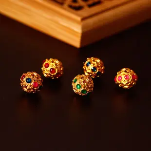 Nepal Brass Iced Beads for DIY Jewelry — feature 7