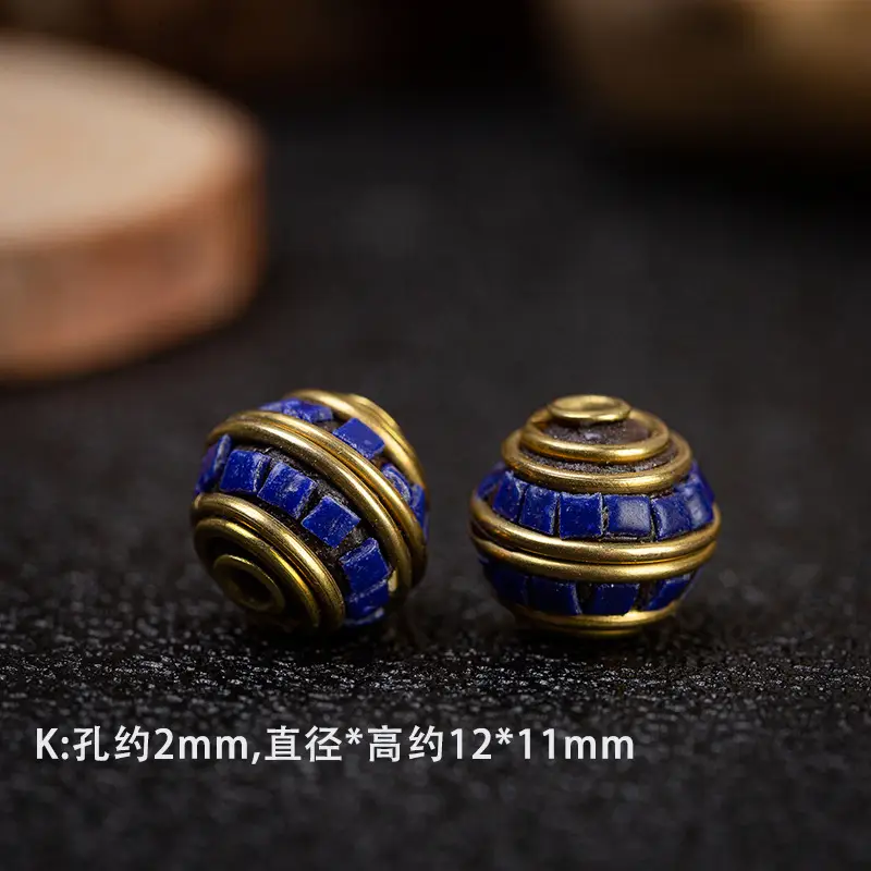 Nepal Brass Iced Beads for DIY Jewelry - Image 7