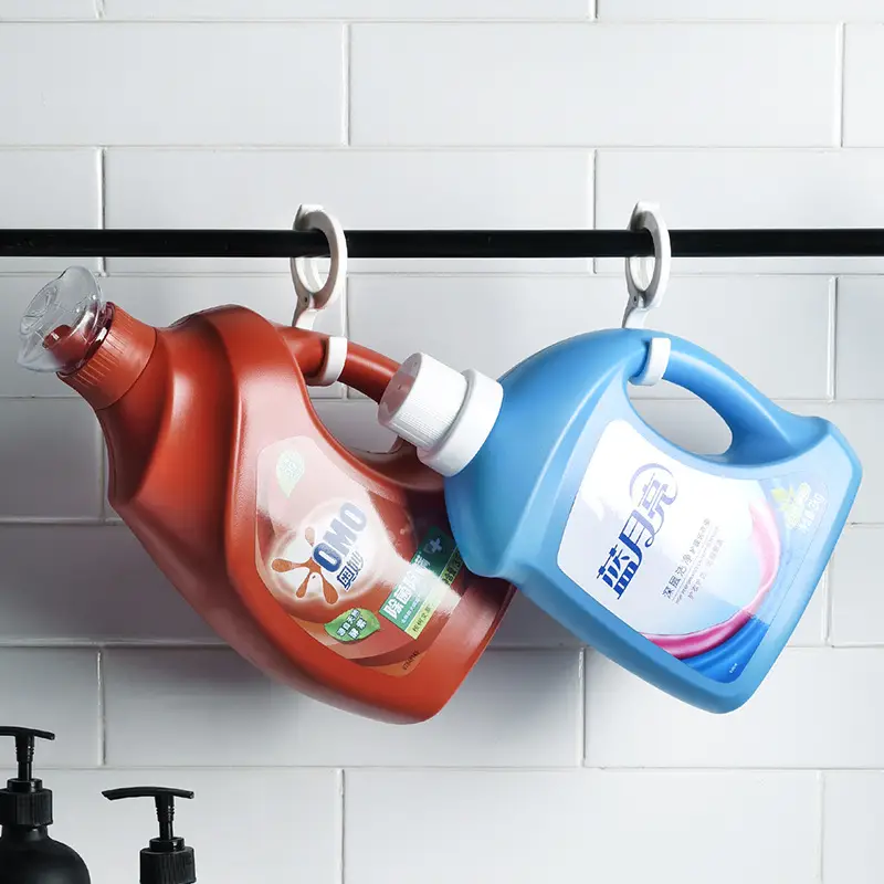 Silver S-Shape Clothes Hanger Rack for Wood Surfaces - Image 3