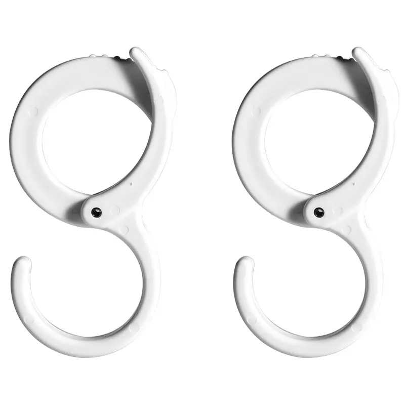 Silver S-Shape Clothes Hanger Rack for Wood Surfaces - Image 6