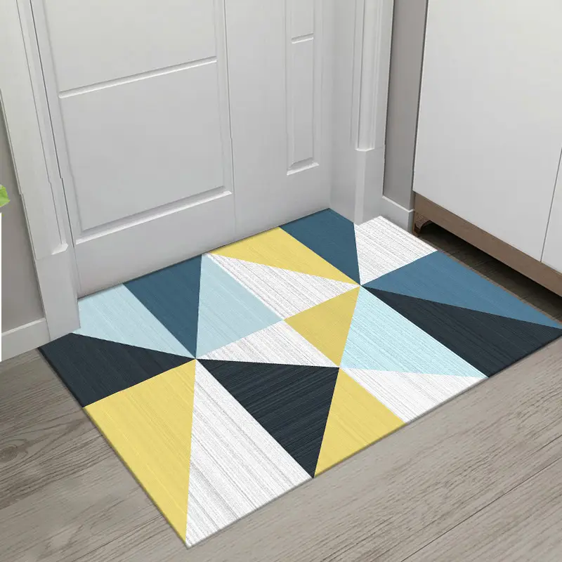 Nordic Geometric Floor Mat for Doors