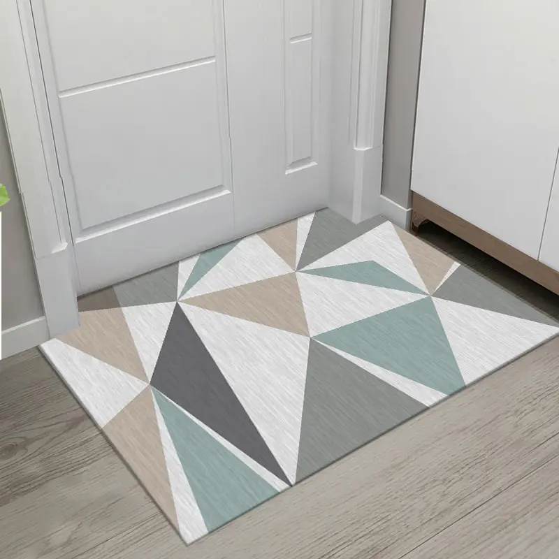 Nordic Geometric Floor Mat for Doors