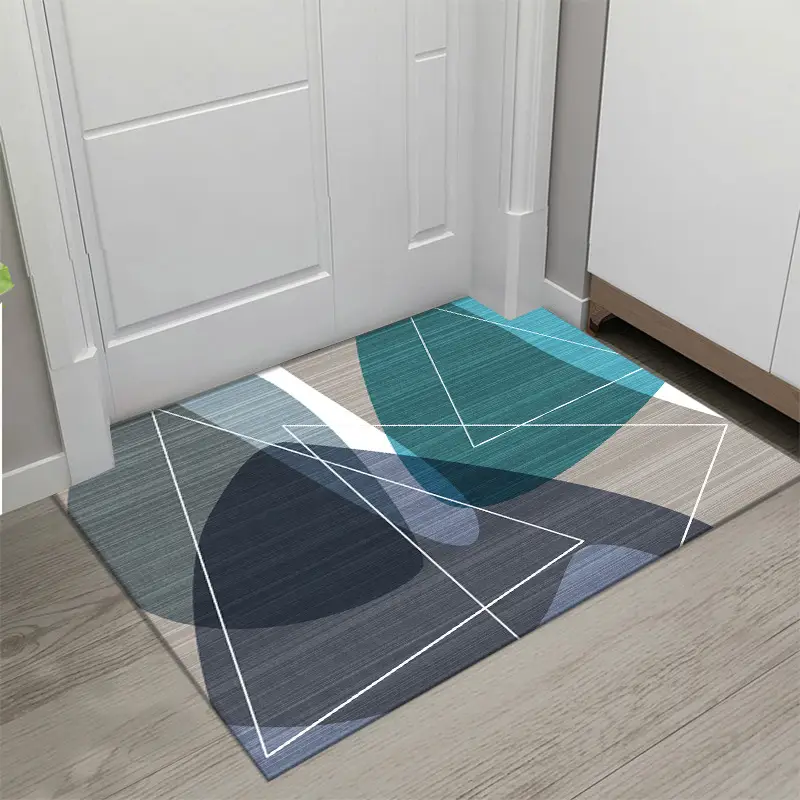 Nordic Geometric Floor Mat for Doors