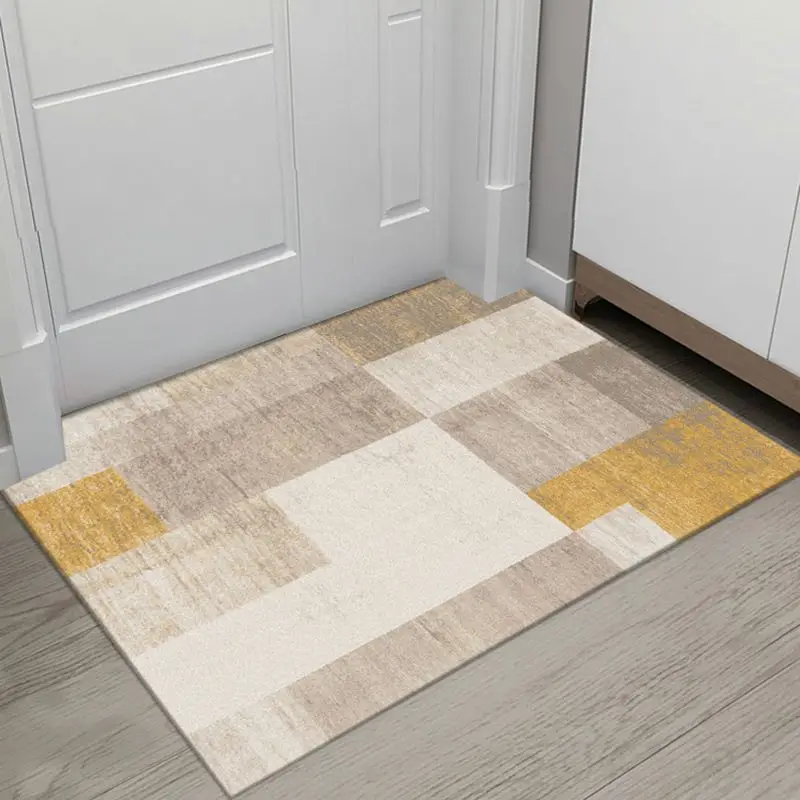 Nordic Geometric Floor Mat for Doors