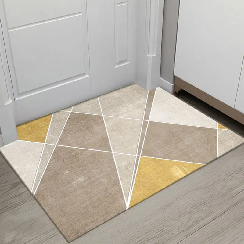 Nordic Geometric Floor Mat for Doors