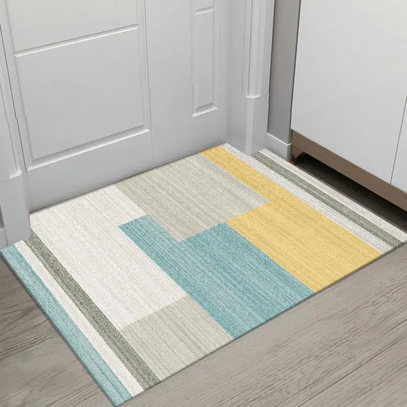 Nordic Geometric Floor Mat for Doors