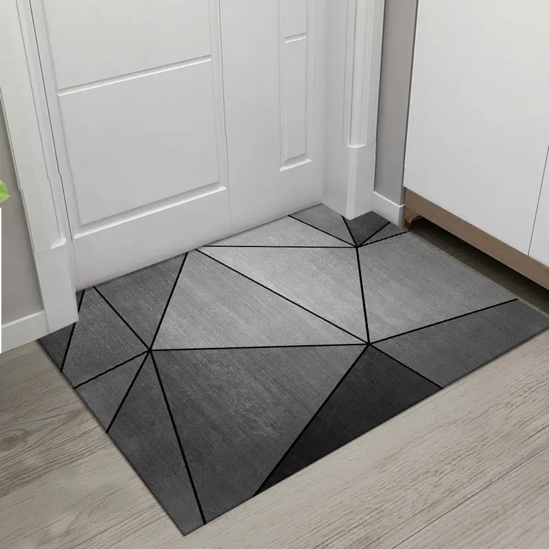 Nordic Geometric Floor Mat for Doors