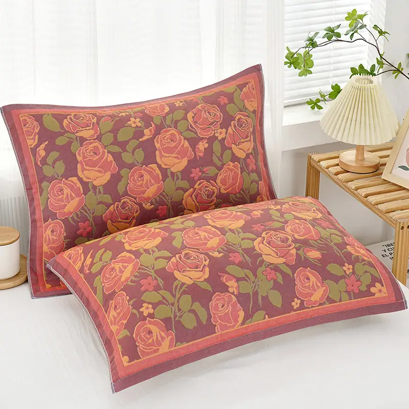 Cotton Multi-Layer Pillow Towel with Cartoon Pattern - Image 10